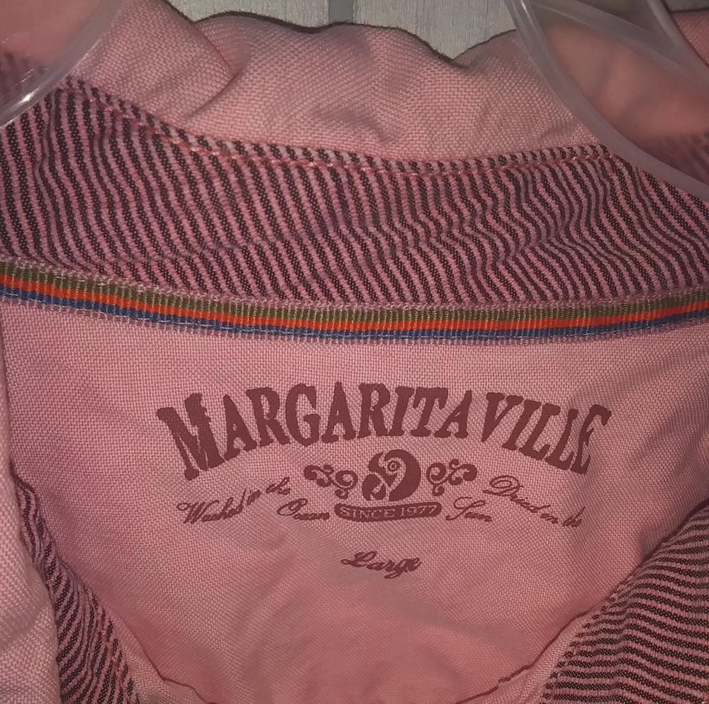 Pink Long Button Up Shirt - Picture 2 of 2